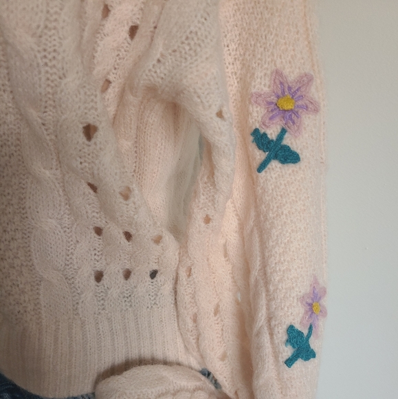 🚨FEW SIZES LEFT// Cream Cardigan - Picture 4 of 4